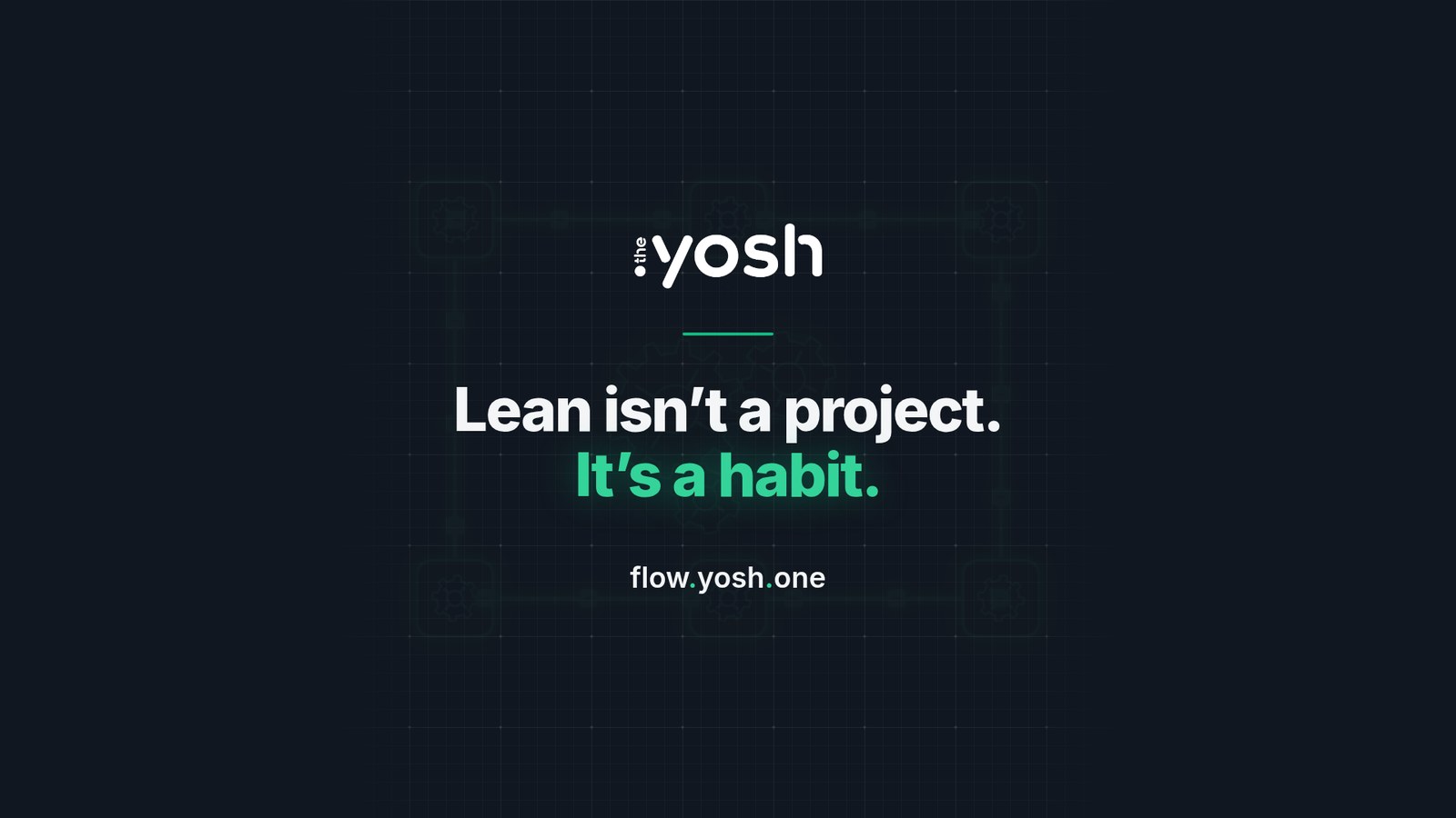 Lean is not a one-time implementation: why software needs a team that maintains it
